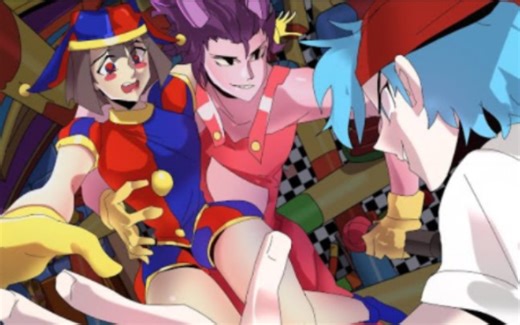 Digitalizing帕姆尼 贾克斯 & Caine vs BF神奇数字马戏团 Friday Night Funkin'动漫