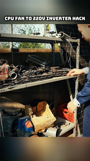 CPU Fan to 220V Inverter Hack #diyproject #solarhotwater #freeenergy #electric