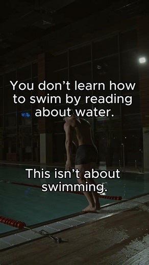 You don’t learn by thinking — you learn by doing. #growthmindset #selfimprovement #consistency