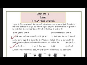 pseb class -6 science competency based test worksheet 2 solved