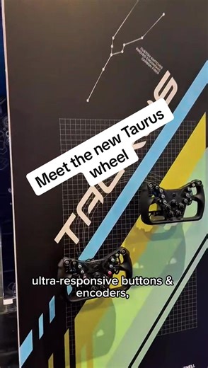 Cube Controls has just unveiled the brand-new Taurus Wheel 🐂 — a perfect fusion of Italian design, CNC-machined precision, and pure racing performance. It’s bold, it’s beautiful, and it screams quality. 💥 If you’re at the Sim Racing Expo, make sure to check it out in person — it looks absolutely stunning up close! 😍 #CubeControls #SimRacingExpo #SimRacing #SimRacingHub