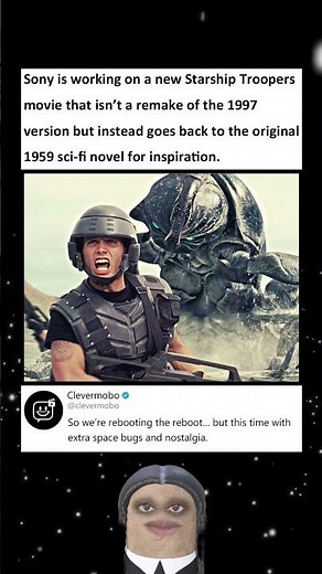 Sony is working on a new Starship Troopers movie from the 1995 sci-fi novel that isn’t a 1997 remake