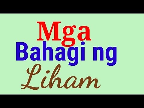 Mga Bahagi ng Liham