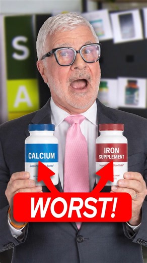 Why I don't recommend iron or calcium supplements