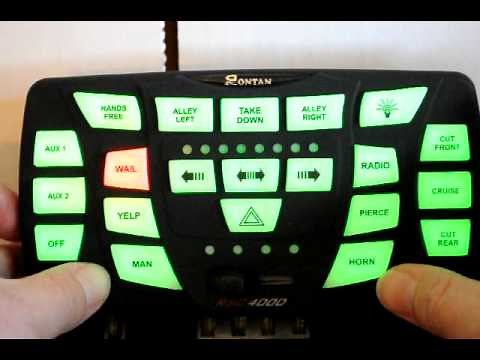 Rontan Signals IS-3000 Siren (Tones Demo)