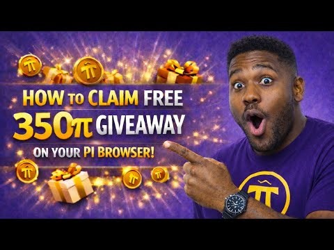 Pi-Network update, how to claim free 350 Pi giveaway on your Pi browser