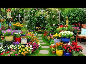 Small Garden Dream 🌿 | Best Small Space Gardening Ideas & Mini DIY Garden Tour