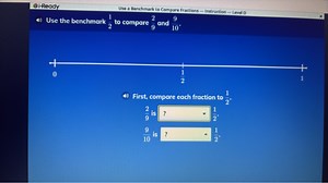 i-ReadyUse a Benchmark to Compare Fractions - Instruction - Le... | Filo