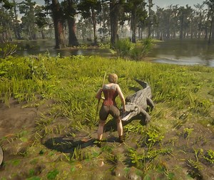 4.1K views · 192 reactions | Tarzan Girl Hunting Crocodile  | Subhan khan | Facebook