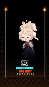 New Trending Vortex Dissolve Effect | Easy Mobile Editing in CapCut