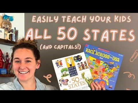 Teach the 50 States Easily | Resources from a Homeschool Mom!