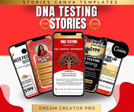 Mobile Lab Services Stories Video / DIY Medical Service / Physical Exam / Medical / Health / Drug Testing / DNA Testing Lab Canva - Etsy