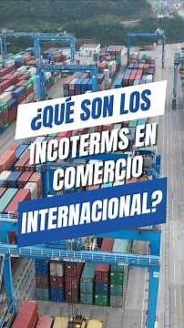 ¿Qué son los Incoterms? #incoterms #comerciointernacional #agenciaaduanal #negocios