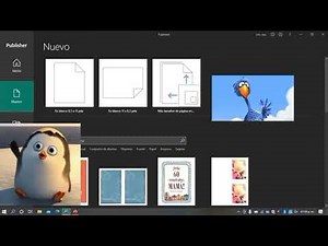Realizo mi invitación de cumpleaños desde Publisher (computadora)