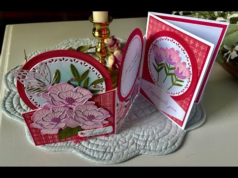 Let's Make A Fun" Zig Zag Fully Open Card"