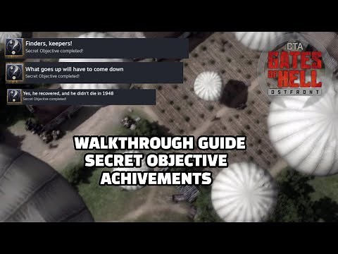 Call to Arms - Gates of Hell: Airborne DLC | How to obtain Each secret objective achievement | Guide