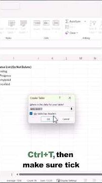 🎨 Colour-Code Statuses in Excel (Then Make It Smart!) with Ctrl + T | Excel for Beginners