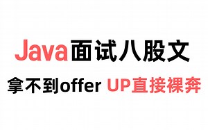 耗时三月！我从300个面试者中总结了一套你真正需要的Java面试八股文，拿不到offer，up直接裸奔！