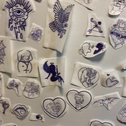 We’ve added to the flash wall! JoJo is in today and has time for walk ins before 4pm. If you bought one of our Black Friday certificates, come cash in with something off of our wall or let her bring your original idea to life ✨ | Teardrop Tattoos