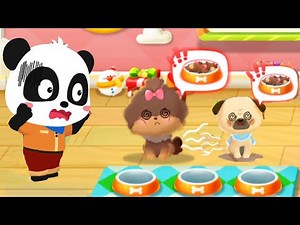 Baby Panda Games: Pet Dog Life - Feed and Take Care of Little Dogs - Babybus Games