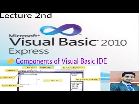 Components Of The Visual Basic IDE