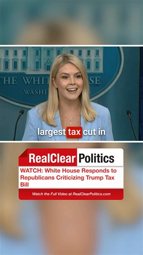 White House Responds to Republicans Criticizing Trump Tax Bill | RealClearPolitics