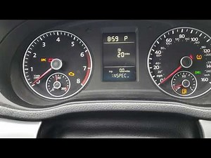 How to reset Inspection wrench light on VW Passat Jetta Touran Golf Touareg 2011-2017