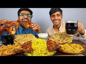146K views · 6.4K reactions | Eating Chicken Ginger And BarBQ Leg Piece With Osaib Khalil | Mukbang Asmr | Hassan Khalil | Facebook