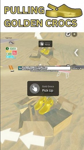 How To Get Gold Crocs In Sneaker Resell Simulator (ROBLOX) #robloxshorts #robloxfyp #robloxsneakers