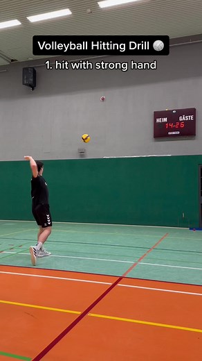 Volleyball Hitting Drill 🏐