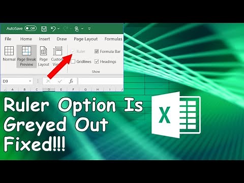 How to Fix Ruler Option Greyed Out in Excel – Step-by-Step Guide! | Excel Tech & Tricks