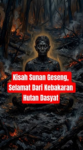 Hutan Ludes Jadi Arang, Tapi Santri Ini Tetap Hidup! Kok Bisa?