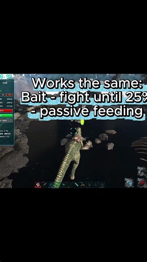 Immersive taming mod - Basilisk #arksurvivalevolved #arkfjordur #gaming