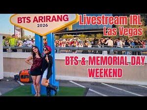 LIVE Las Vegas Right Now, BTS concert night, Vegas Strip, Livestream IRL