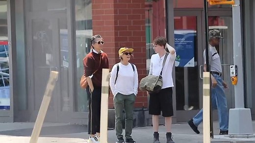 Jodie Foster has a day out in NYC with wife Alexandra and their son Kit