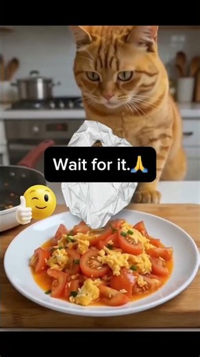 My cat tried to help with housework... and failed! 😂🔥 #shorts #ai #funnycats