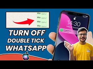 How to turn off double tick in whatsApp iphone 😱 | WhatsApp single tick only iphone 2026🔥