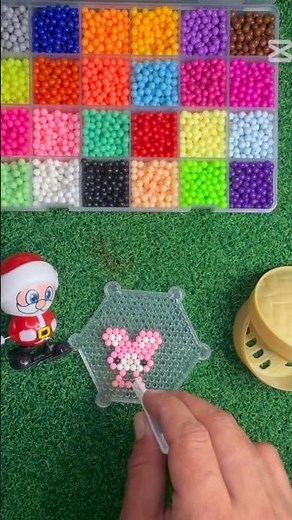 Cute Rabbit Pixel Art with Aquabeads 💙