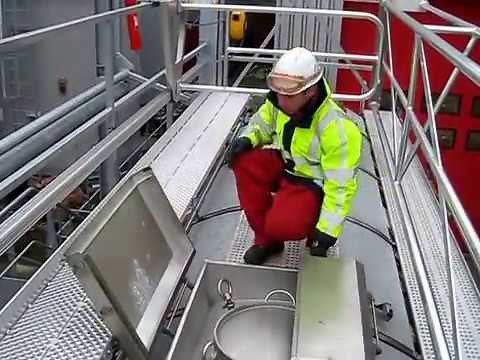 Tanker Truck Top Loading and Inspection Cage