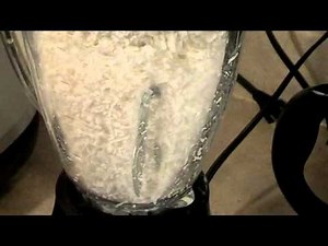 D.I.Y. Coconut Flour and coconut milk