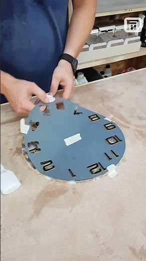 How to Make a Unique Epoxy Resin and Pine Cone Clock | Step-by-Step DIY #resinwallclock #shorts