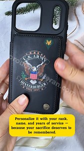 🇺🇸 A Leather Flip Phone Case That Honors Their Service – And Has Their Back! Crafted for our proud veterans, this leather flip case offers both protection and pride. Personalize it with laser engraving or UV printing to create a truly one-of-a-kind tribute. 💳 Built-in wallet slots keep your essentials close 📱 Kickstand feature = hands-free comfort 🧲 Magnetic lock = secure & stylish 🖤 Available in 5 classic colors 🎁 A perfect gift for those who served. Tap “Shop Now” to customize yours! | 