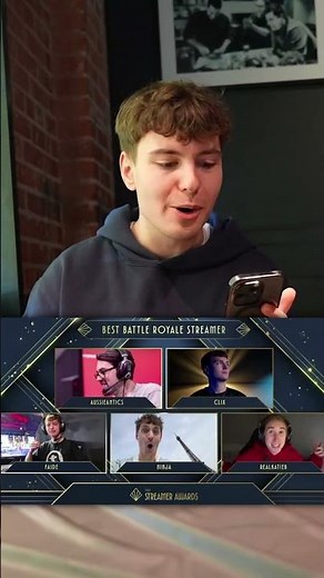 Our very own Clix got nominated for Best Battle Royale Streamer!