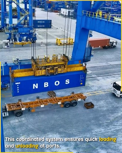 Container Crane Loading Operation at Port. #ContainerCrane #PortOperation #CargoHandling | Jogi Jokes