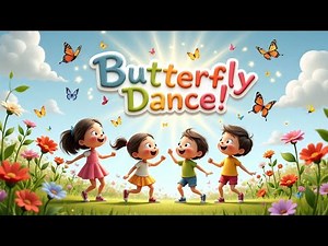Butterfly Dance | Magical Nature Moves for Kids | Beautiful Butterfly Animation 2025