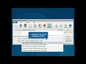 How to convert WMV files using AVS Video Converter?