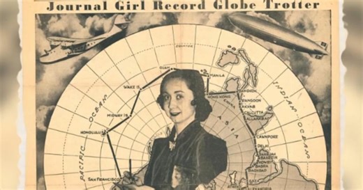 Reporter's Notebook: The "Journal Girl" who raced to circle the globe in 1936