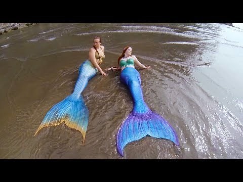 Mermaids in the waves of Short Sands Beach