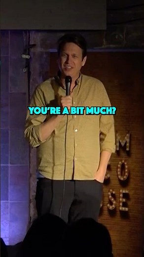 When you realize you’re a BIT MUCH 🤣 #peteholmes #standupcomedy