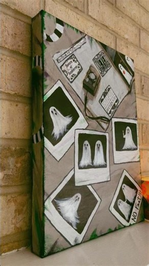 Half way to October project from a couple years ago!💚💜👻 #beetlejuice #diy #halloween #fyp